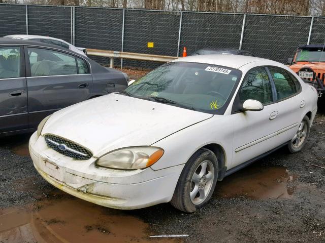 1FAFP55U31A283767 - 2001 FORD TAURUS SES WHITE photo 2