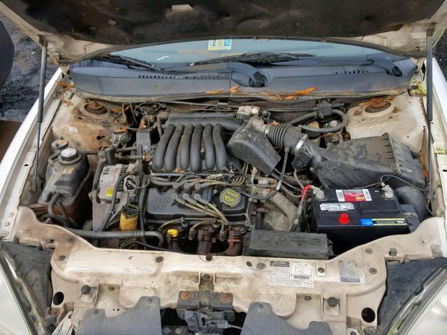 1FAFP55U31A283767 - 2001 FORD TAURUS SES WHITE photo 7