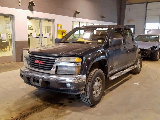 1GTDS13E988103780 - 2008 GMC CANYON BLACK photo 2