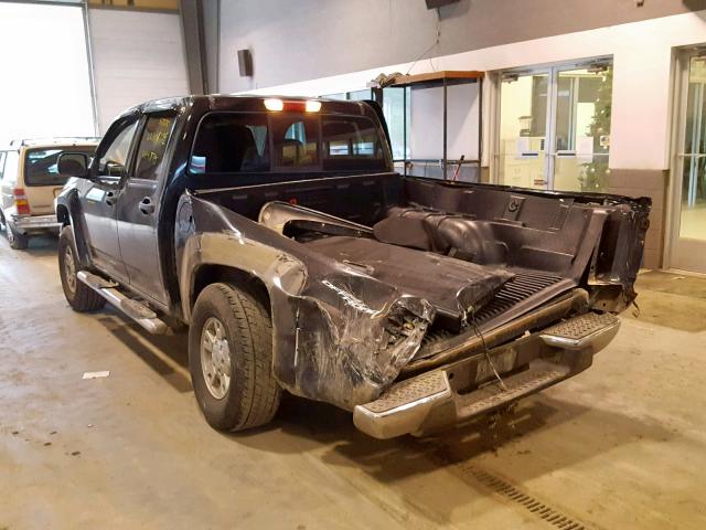 1GTDS13E988103780 - 2008 GMC CANYON BLACK photo 3