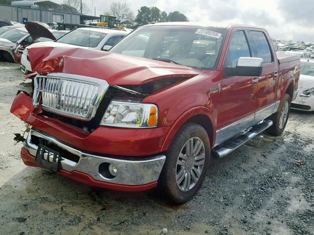 5LTPW16517FJ07374 - 2007 LINCOLN MARK LT BURGUNDY photo 2