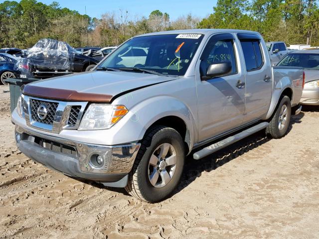 1N6AD0ER9BC449434 - 2011 NISSAN FRONTIER S SILVER photo 2