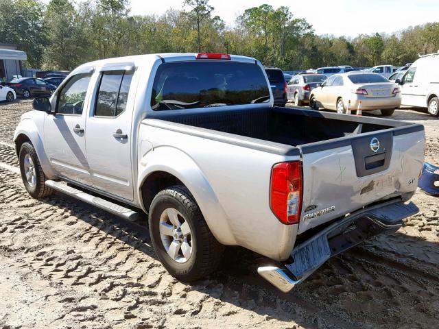 1N6AD0ER9BC449434 - 2011 NISSAN FRONTIER S SILVER photo 3