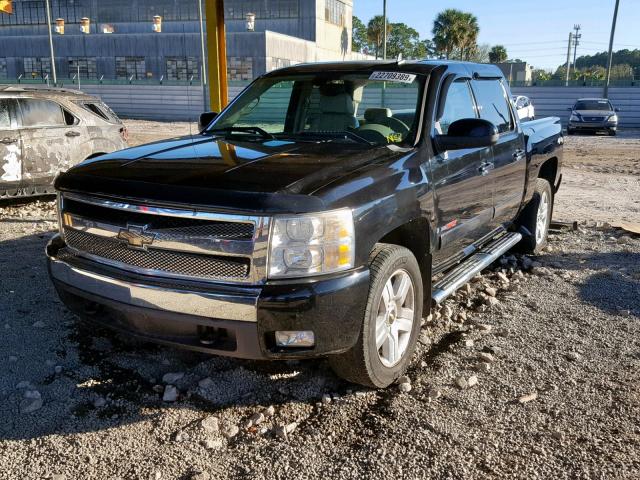 2GCEK13Y981164595 - 2008 CHEVROLET SILVERADO BLACK photo 2