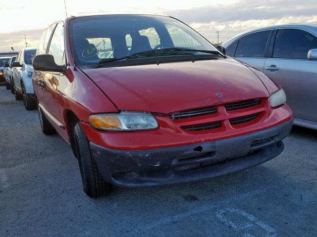 2B4FP25B3XR282028 - 1999 DODGE CARAVAN RED photo 1