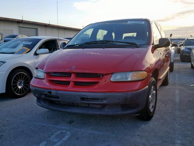 2B4FP25B3XR282028 - 1999 DODGE CARAVAN RED photo 2