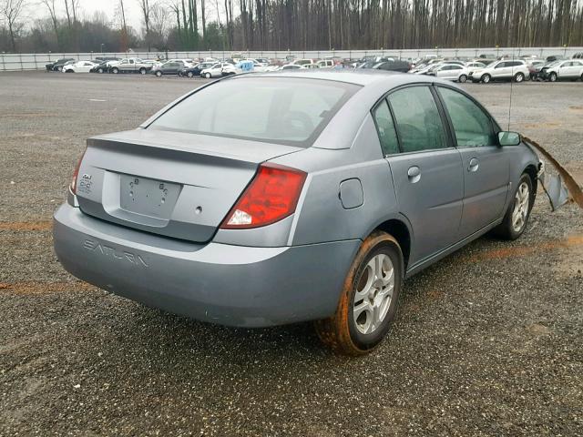 1G8AK52F93Z188623 - 2003 SATURN ION LEVEL GRAY photo 4