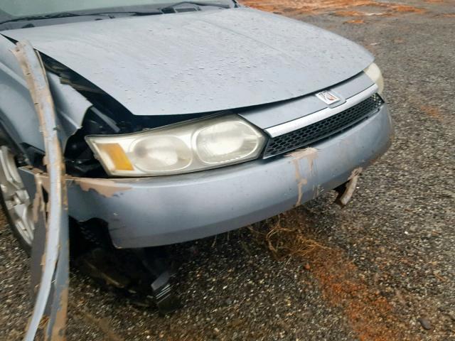 1G8AK52F93Z188623 - 2003 SATURN ION LEVEL GRAY photo 9