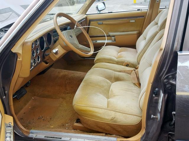 1B3BG56P1FX559872 - 1985 DODGE DIPLOMAT S BROWN photo 5