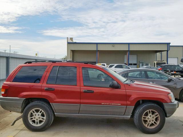 1J4GX48S22C125259 - 2002 JEEP GRAND CHER RED photo 9