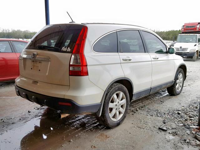 5J6RE38789L000457 - 2009 HONDA CR-V EXL WHITE photo 4