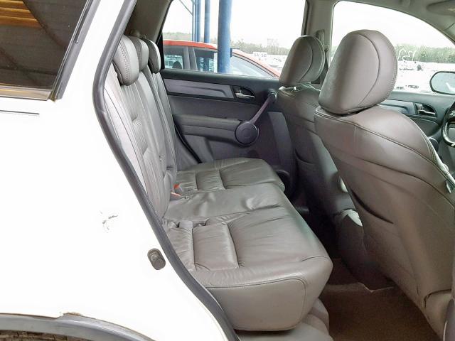 5J6RE38789L000457 - 2009 HONDA CR-V EXL WHITE photo 6