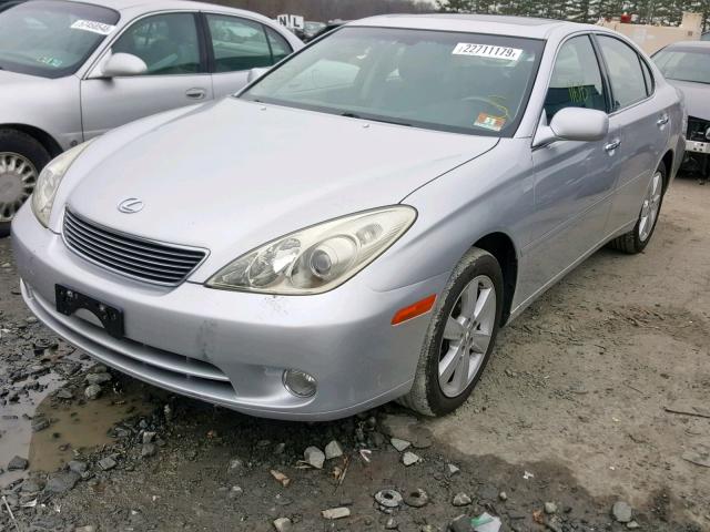 JTHBA30G665175884 - 2006 LEXUS ES 330 SILVER photo 2