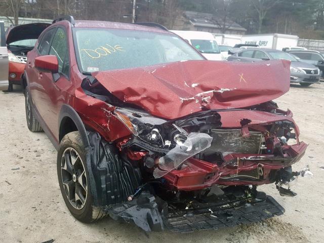 JF2GTABC5JH257999 - 2018 SUBARU CROSSTREK RED photo 1