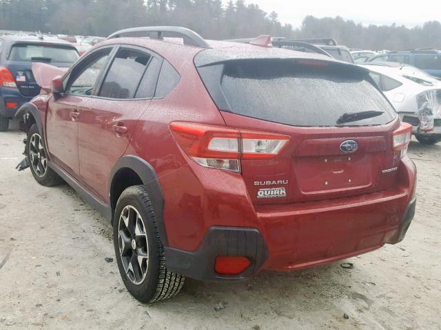 JF2GTABC5JH257999 - 2018 SUBARU CROSSTREK RED photo 3