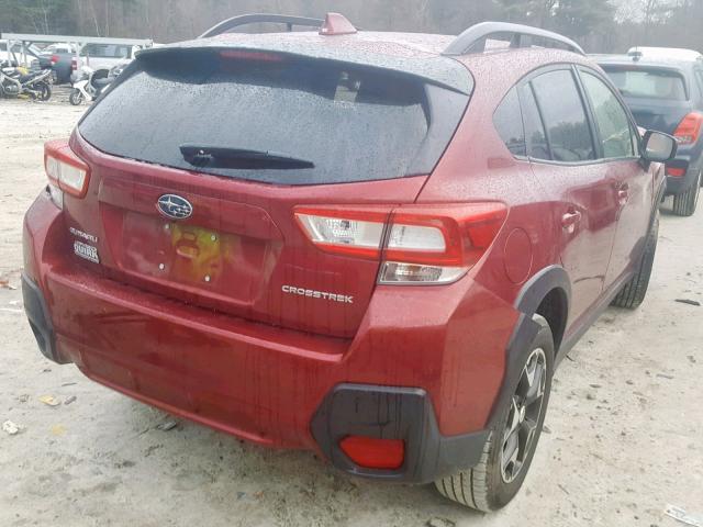 JF2GTABC5JH257999 - 2018 SUBARU CROSSTREK RED photo 4