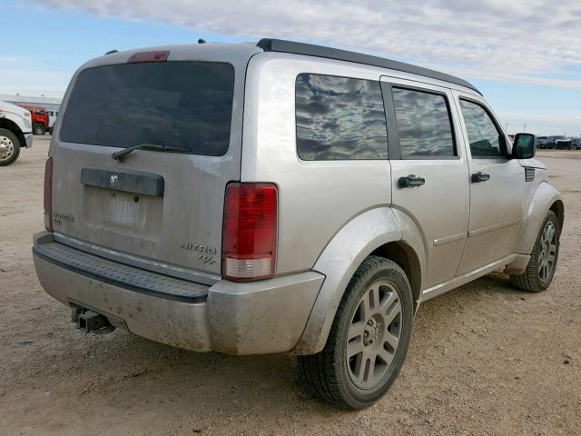 1D4PT4GX4BW606808 - 2011 DODGE NITRO HEAT SILVER photo 4