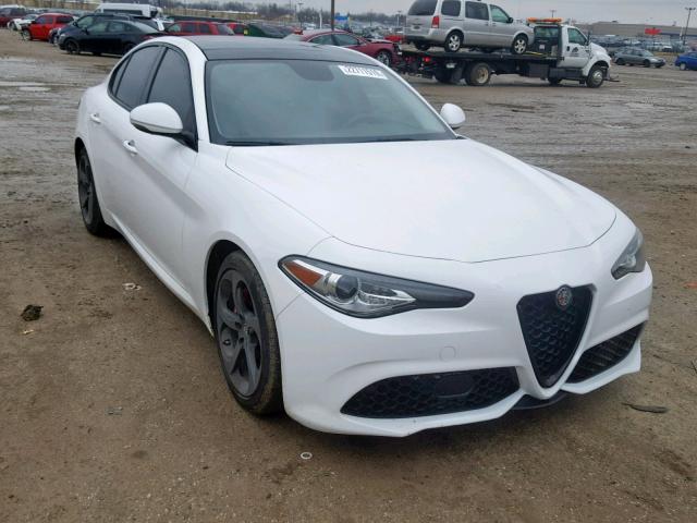 ZARFAEBN6H7547425 - 2017 ALFA ROMEO GIULIA WHITE photo 1