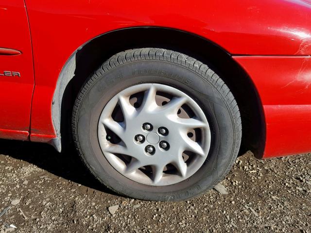 3C3EL45HXVT606097 - 1997 CHRYSLER SEBRING JX RED photo 9