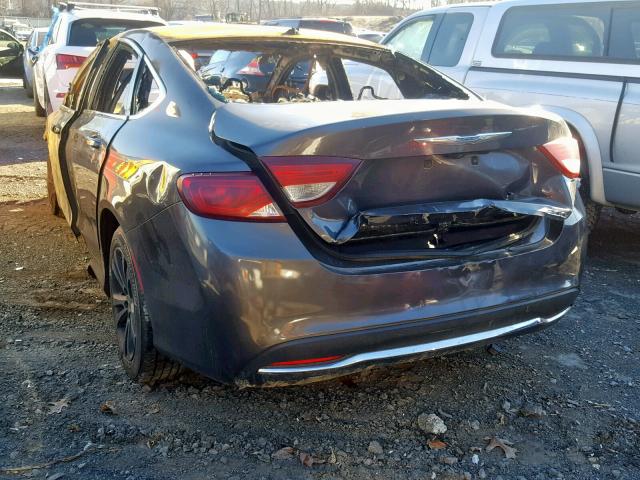 1C3CCCABXFN694766 - 2015 CHRYSLER 200 LIMITE BURN photo 3