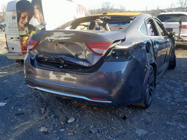 1C3CCCABXFN694766 - 2015 CHRYSLER 200 LIMITE BURN photo 4