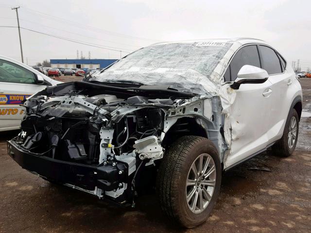 JTJYARBZ8J2112449 - 2018 LEXUS NX 300 WHITE photo 2