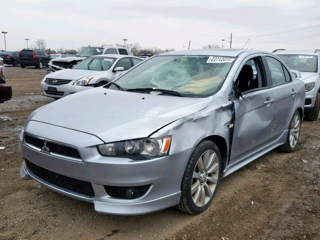 JA3AU86U98U016007 - 2008 MITSUBISHI LANCER GTS SILVER photo 2