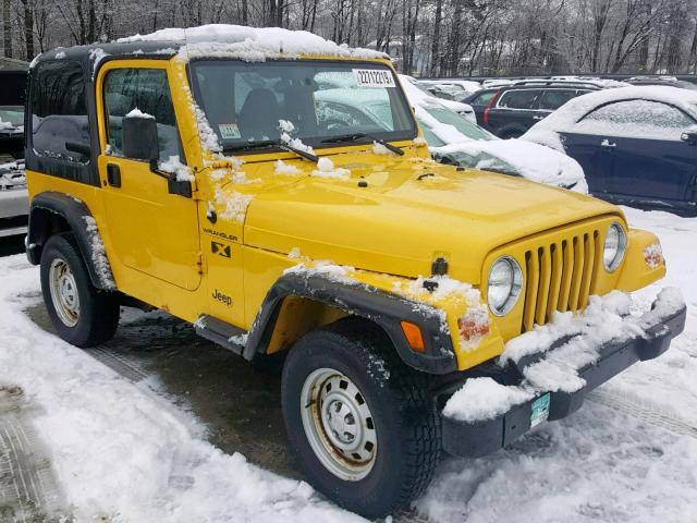 1J4FA39S02P723297 - 2002 JEEP WRANGLER / YELLOW photo 1