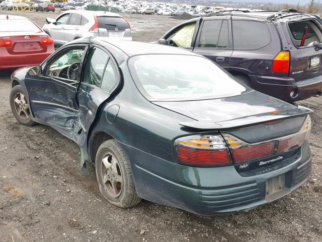 1G2HX54K724162098 - 2002 PONTIAC BONNEVILLE GREEN photo 3