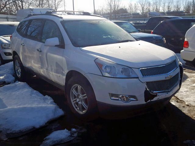 1GNLVEED4AJ230070 - 2010 CHEVROLET TRAVERSE L WHITE photo 1