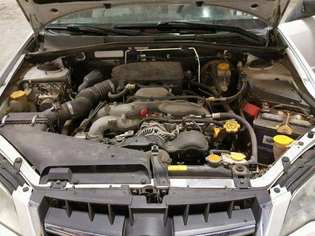4S4BP61C287302324 - 2008 SUBARU OUTBACK 2. WHITE photo 7
