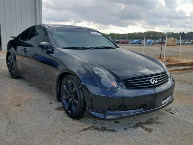 JNKCV54E54M309185 - 2004 INFINITI G35 BLACK photo 1