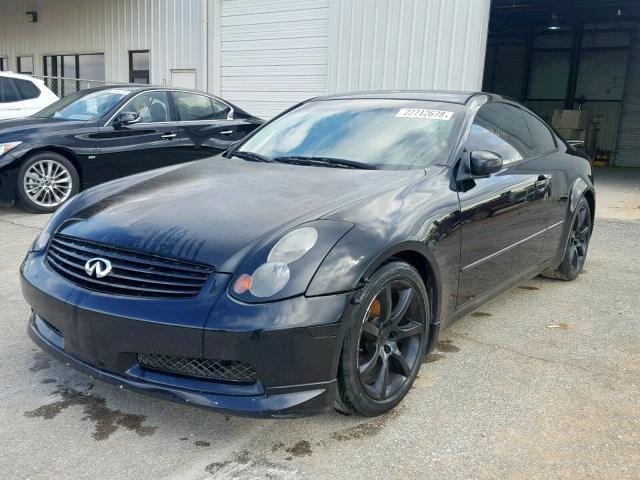 JNKCV54E54M309185 - 2004 INFINITI G35 BLACK photo 2