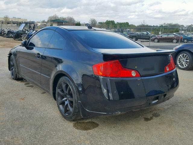 JNKCV54E54M309185 - 2004 INFINITI G35 BLACK photo 3