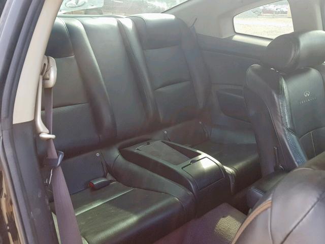 JNKCV54E54M309185 - 2004 INFINITI G35 BLACK photo 6