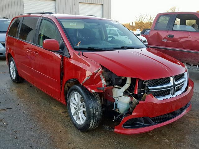 2C4RDGCG7DR718301 - 2013 DODGE GRAND CARA RED photo 1