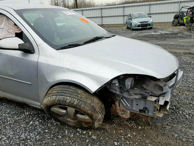 1G1AD5F50A7171597 - 2010 CHEVROLET COBALT 1LT SILVER photo 9