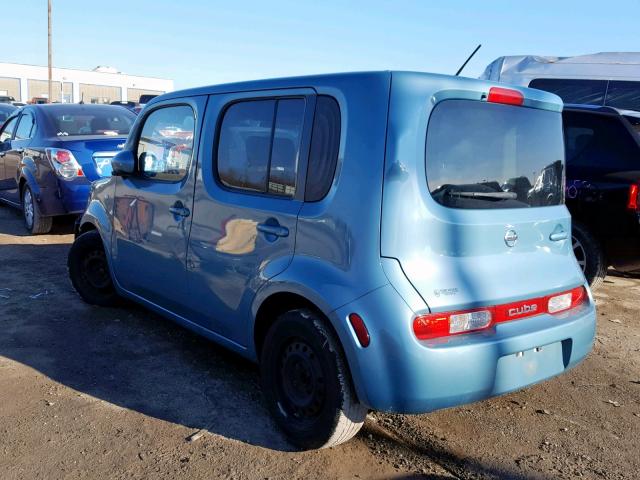 JN8AZ2KR2BT207366 - 2011 NISSAN CUBE BASE TURQUOISE photo 3