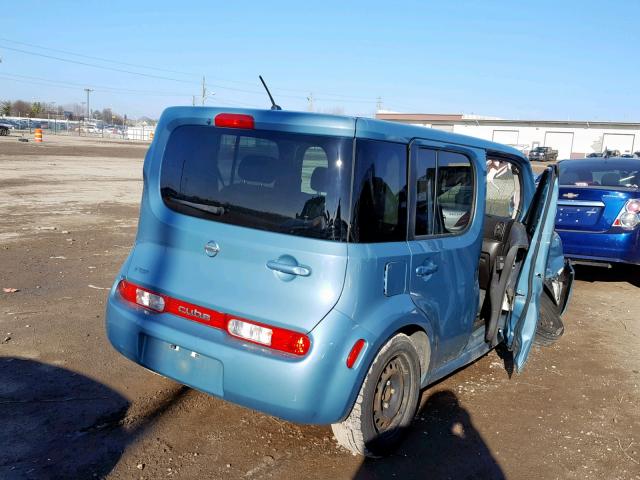 JN8AZ2KR2BT207366 - 2011 NISSAN CUBE BASE TURQUOISE photo 4