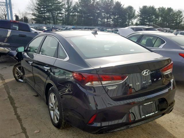 5NPE34AF0JH653018 - 2018 HYUNDAI SONATA SPO BLACK photo 3