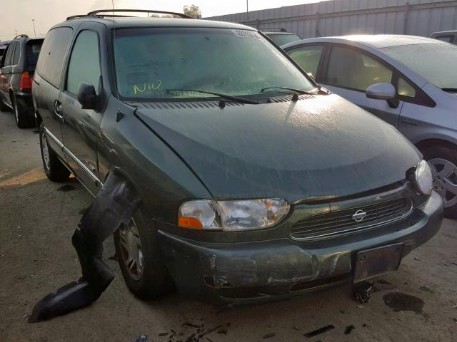 4N2XN11T8YD821878 - 2000 NISSAN QUEST SE GREEN photo 1