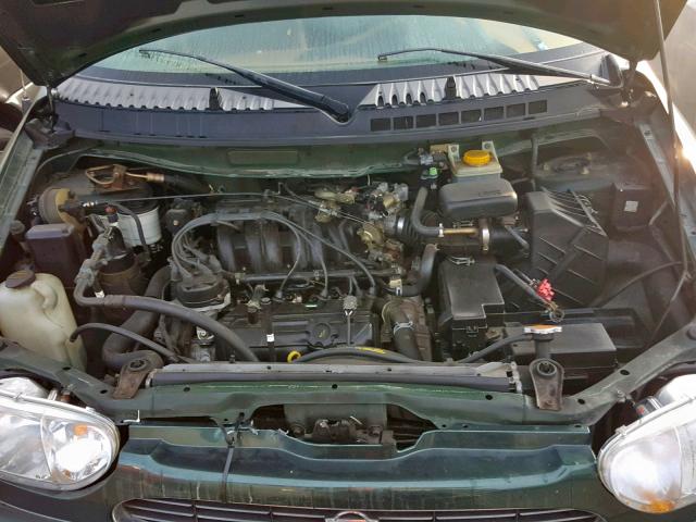 4N2XN11T8YD821878 - 2000 NISSAN QUEST SE GREEN photo 7