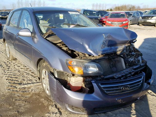 KNAFE241995607635 - 2009 KIA SPECTRA SX SILVER photo 1