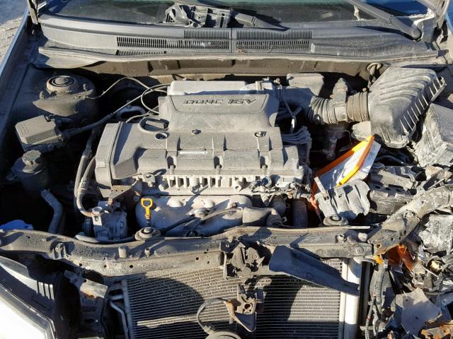 KNAFE241995607635 - 2009 KIA SPECTRA SX SILVER photo 7