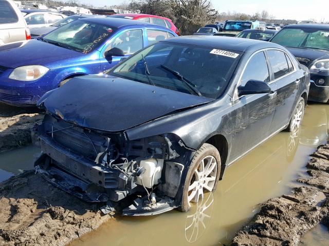 1G1ZE5E76BF167998 - 2011 CHEVROLET MALIBU LTZ შავი ფოტო 2