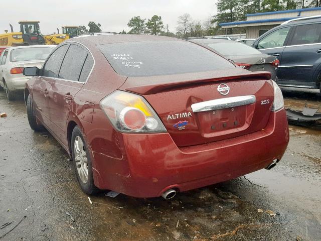 1N4AL2AP5CN571743 - 2012 NISSAN ALTIMA BAS BURGUNDY photo 3