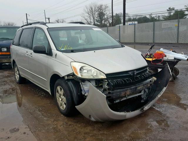 5TDZA23C04S091733 - 2004 TOYOTA SIENNA CE GRAY photo 1