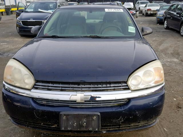 1G1ZS52F95F135555 - 2005 CHEVROLET MALIBU BLUE photo 9