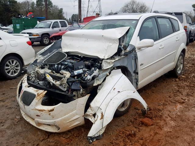 5Y2SL65876Z442926 - 2006 PONTIAC VIBE WHITE photo 2