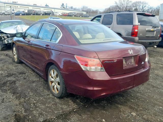 1HGCP267X8A104382 - 2008 HONDA ACCORD EX RED photo 3